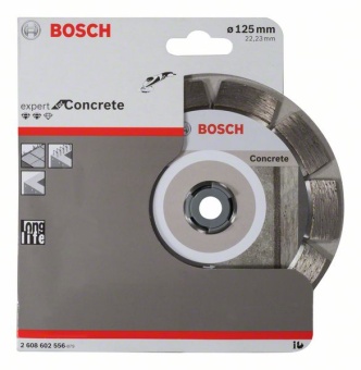 Алмазный диск Bosch по бетону Expert for Concrete 125 x 22,23 x 2,2 x 12 mm 2608602556